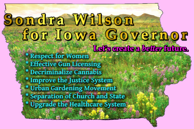 Sondra Wilson for Iowa Governor
