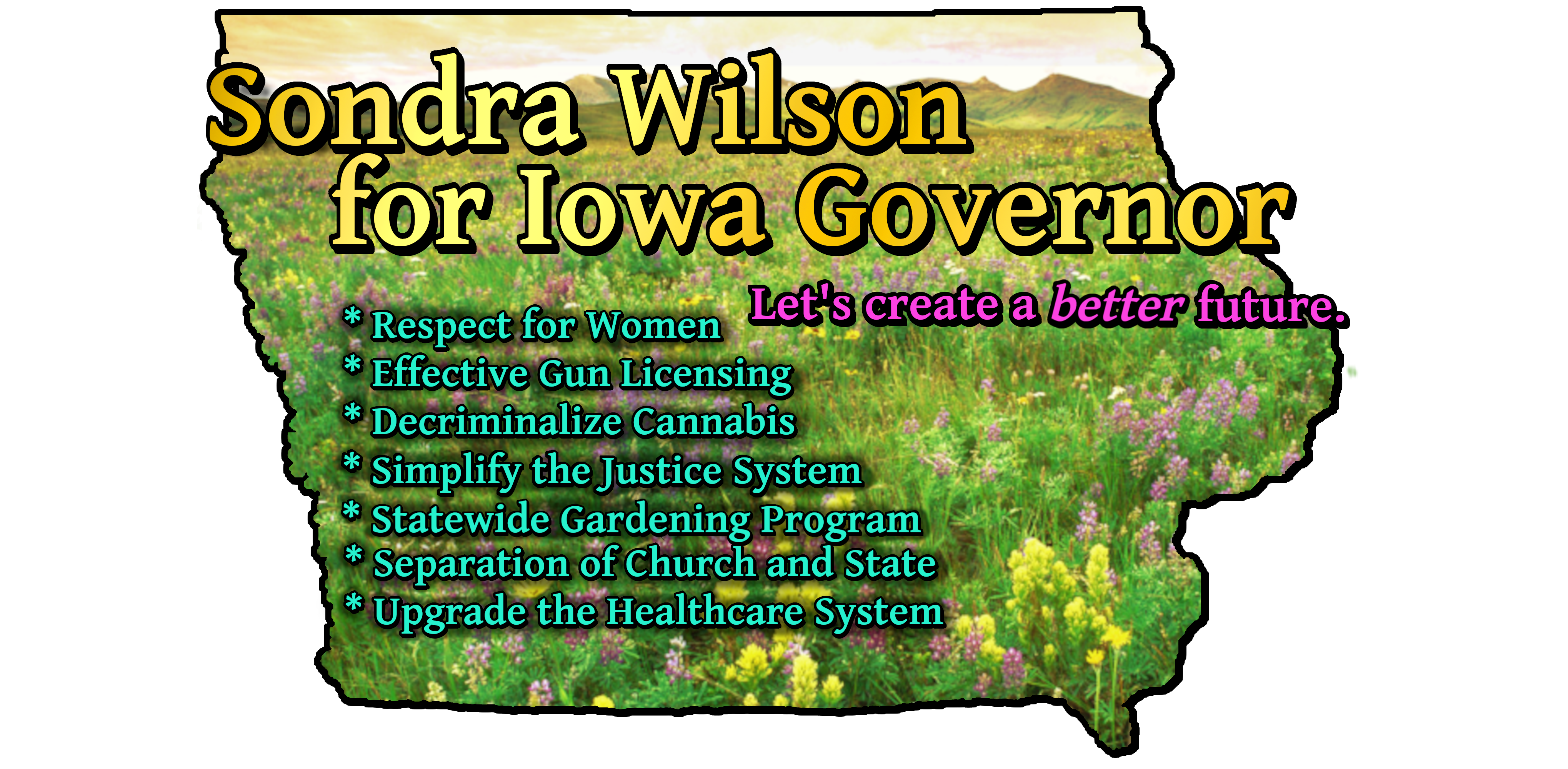 Official Platform – Sondra Wilson for Iowa Governor